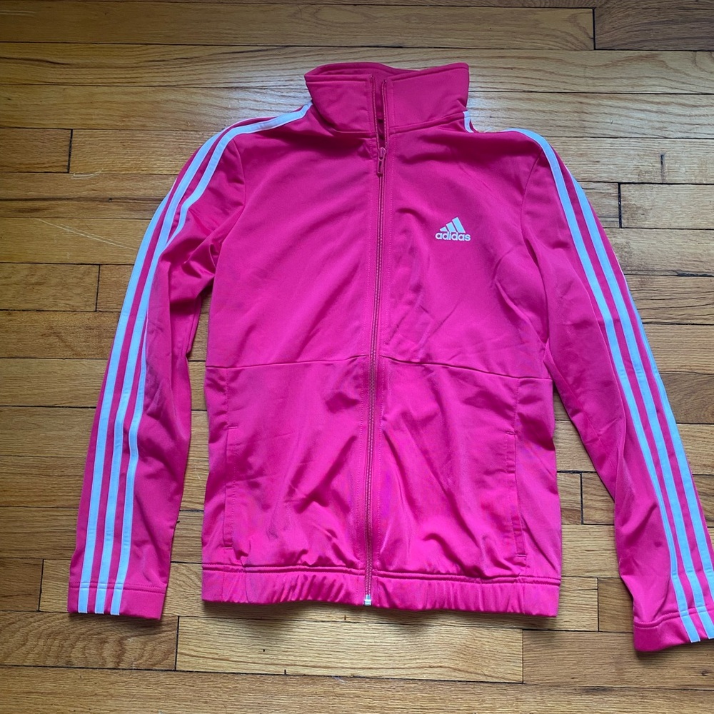 ADIDAS pink women’s track jacket